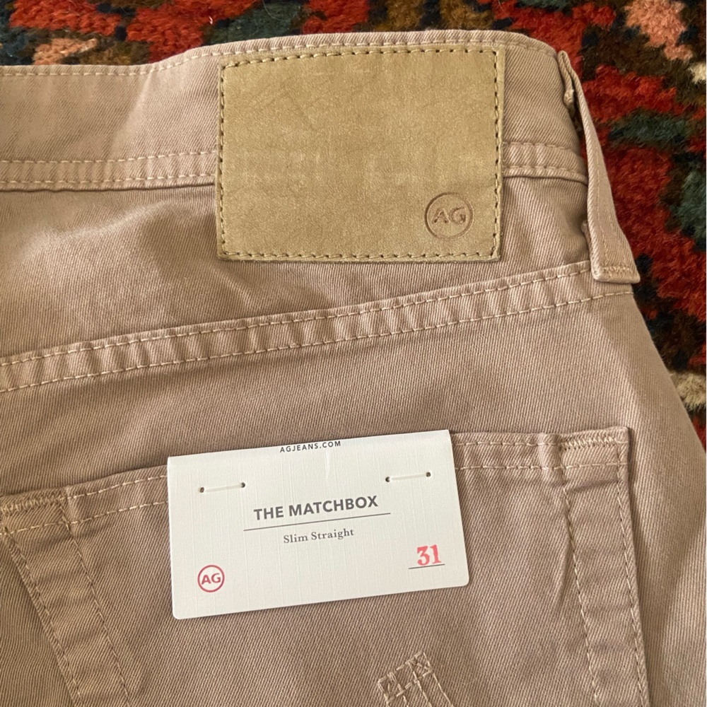 *NWT* AG Adriano Goldschmied tan pants - Picture 4 of 7